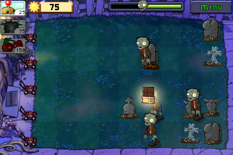How to Get Stinky's Chocolate in Plants vs. Zombies (iPod Touch, iPhone